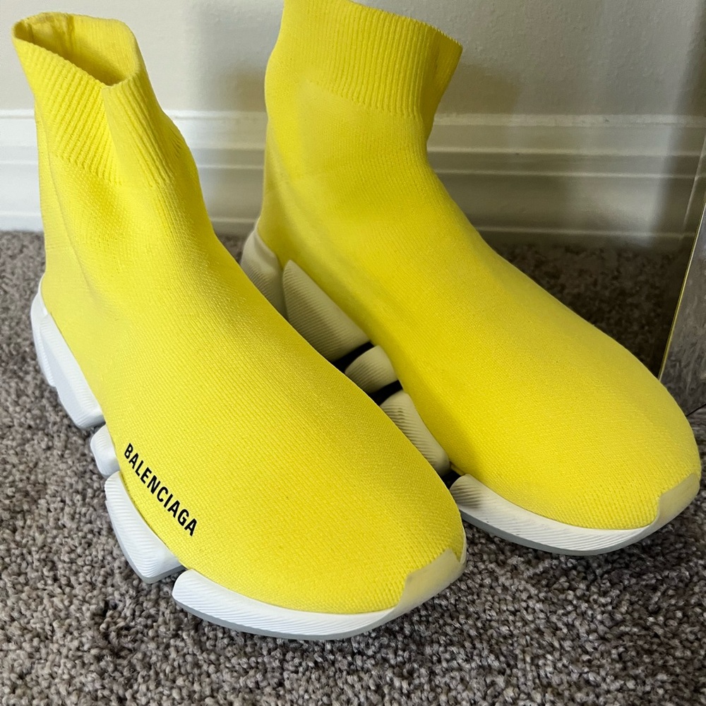 Yellow  Balenciagas sneakers